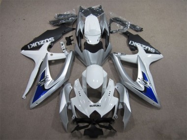 Argento Blu Bianco Carene GSXR 600 K8 08-10