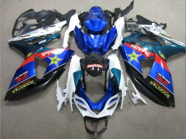 Blu Bianco Rockstar Carene GSXR 1000 K9 09-16