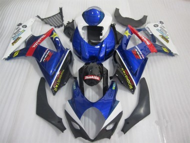 Blu Nero Rockstar Carene GSXR 1000 K7 07-08