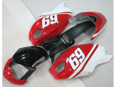 Nero Rosso Bianco 69 Carene Ducati Monster 696 08-12