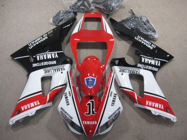 Rosso Bianco Nero ABS Kit Carenatura R1 09-11